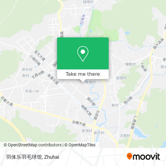 羽体乐羽毛球馆 map