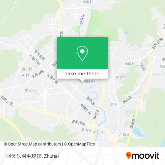 羽体乐羽毛球馆 map