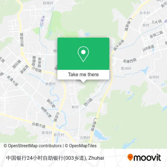 中国银行24小时自助银行(003乡道) map