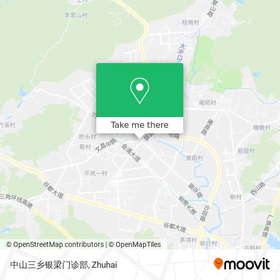 中山三乡银梁门诊部 map