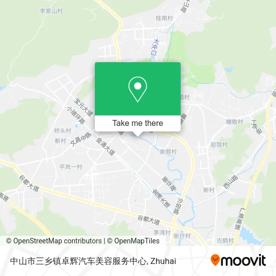 中山市三乡镇卓辉汽车美容服务中心 map
