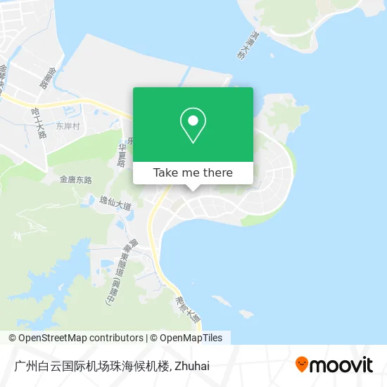 广州白云国际机场珠海候机楼 map