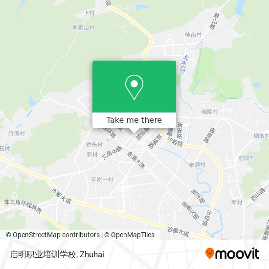 启明职业培训学校 map