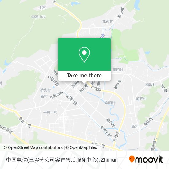 中国电信(三乡分公司客户售后服务中心) map