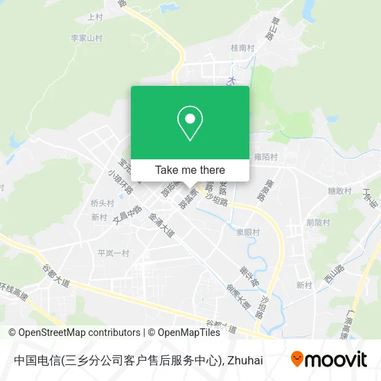中国电信(三乡分公司客户售后服务中心) map