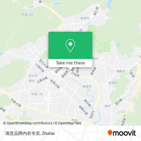 满意品牌内衣专卖 map