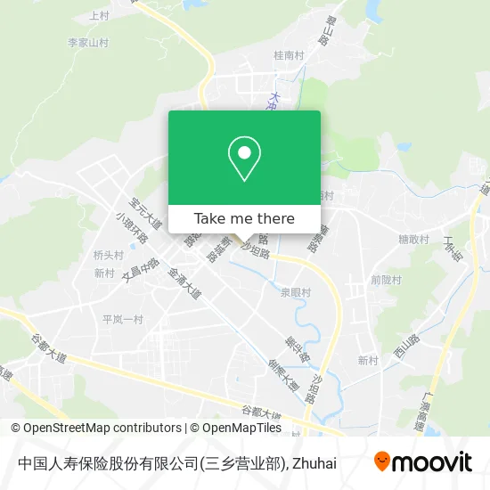 中国人寿保险股份有限公司(三乡营业部) map