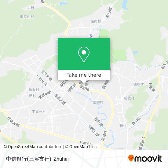 中信银行(三乡支行) map