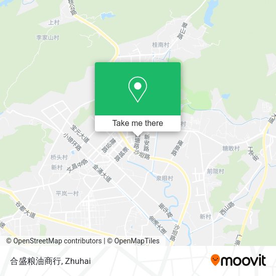 合盛粮油商行 map