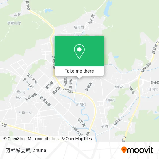 万都城会所 map