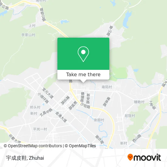 宇成皮鞋 map