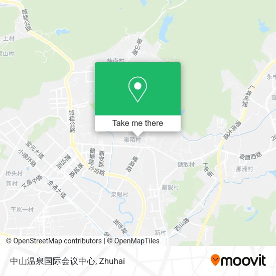 中山温泉国际会议中心 map