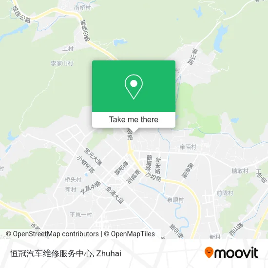 恒冠汽车维修服务中心 map