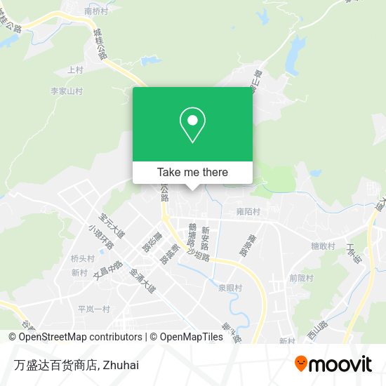 万盛达百货商店 map