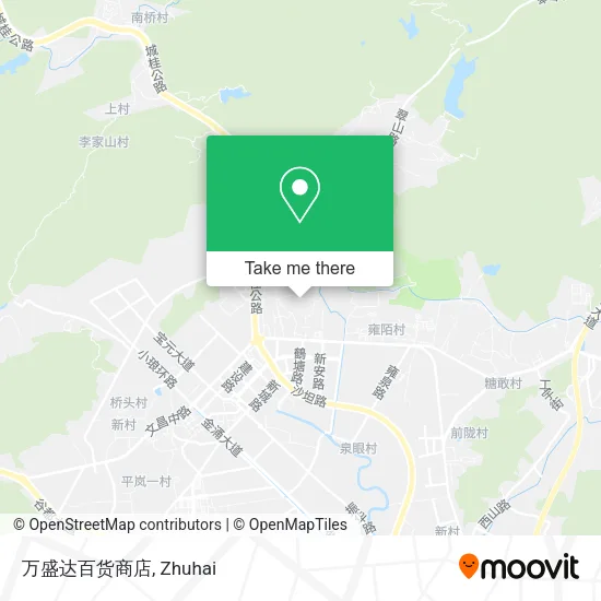 万盛达百货商店 map