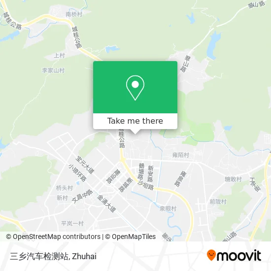三乡汽车检测站 map