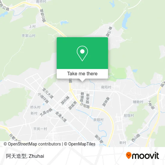 阿天造型 map