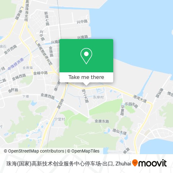 珠海(国家)高新技术创业服务中心停车场-出口 map