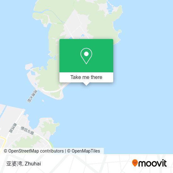 亚婆湾 map