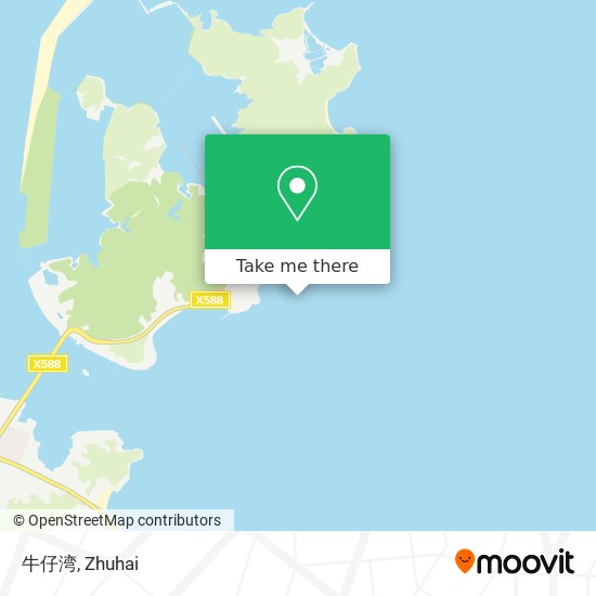 牛仔湾 map