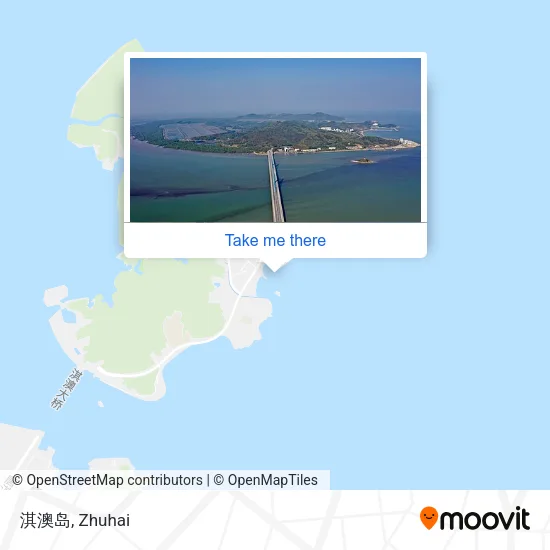 淇澳岛 map