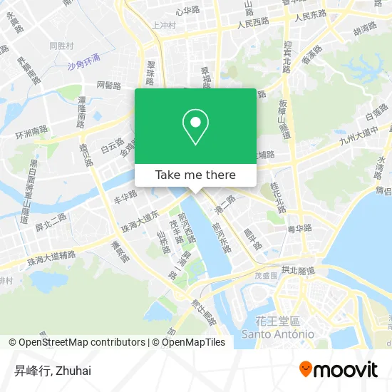 昇峰行 map