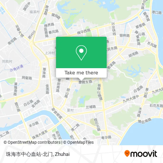 珠海市中心血站-北门 map