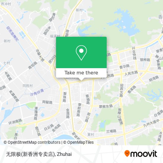 无限极(新香洲专卖店) map