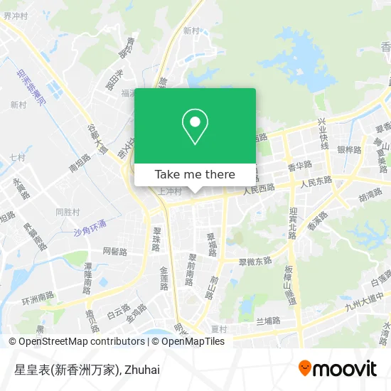 星皇表(新香洲万家) map