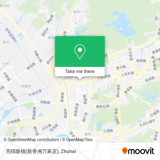 亮睛眼镜(新香洲万家店) map