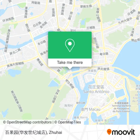 百果园(华发世纪城店) map