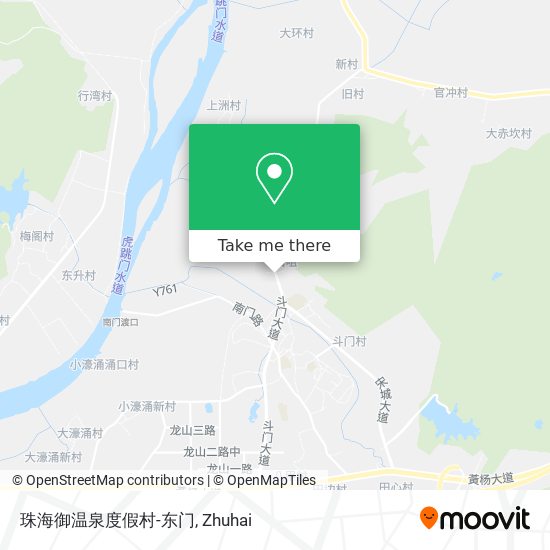珠海御温泉度假村-东门 map