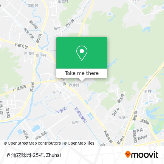 界涌花稔园-25栋 map