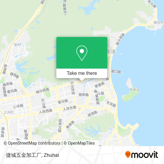 捷城五金加工厂 map