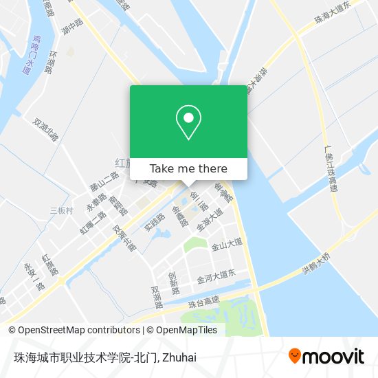 珠海城市职业技术学院-北门 map