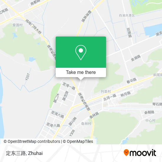 定东三路 map