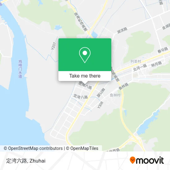 定湾六路 map