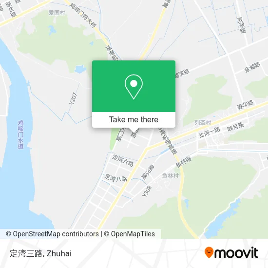 定湾三路 map