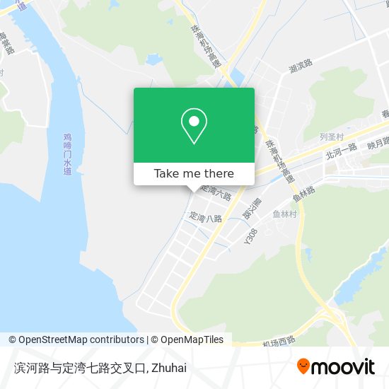 滨河路与定湾七路交叉口 map