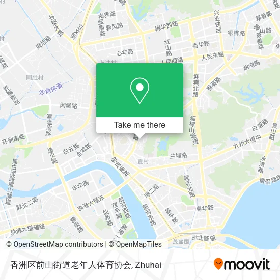 香洲区前山街道老年人体育协会 map