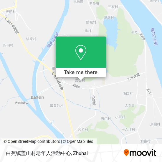 白蕉镇盖山村老年人活动中心 map
