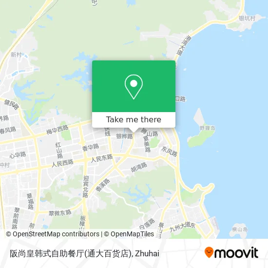 阪尚皇韩式自助餐厅(通大百货店) map