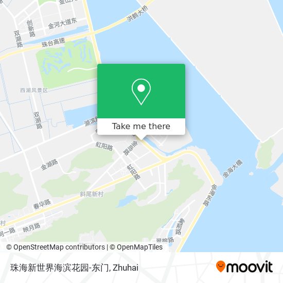 珠海新世界海滨花园-东门 map