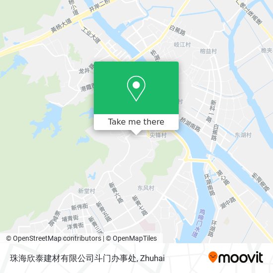 珠海欣泰建材有限公司斗门办事处 map