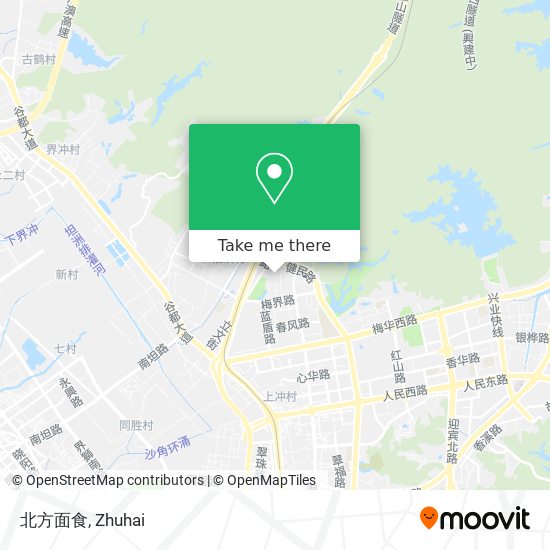 北方面食 map