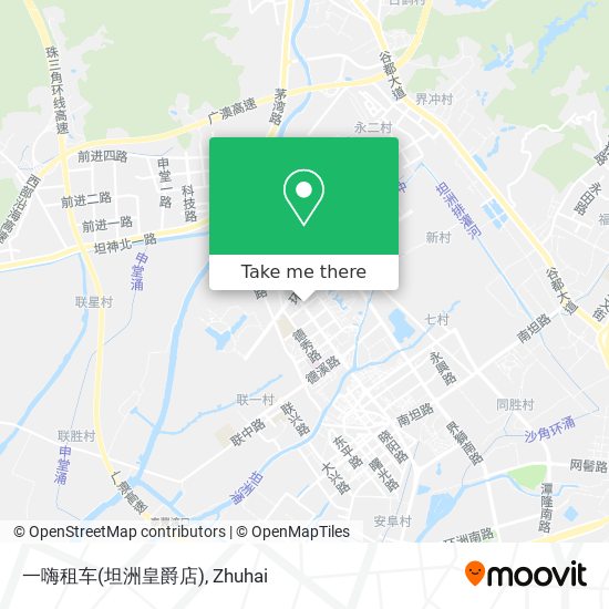 一嗨租车(坦洲皇爵店) map