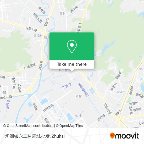 坦洲镇永二村周城批发 map