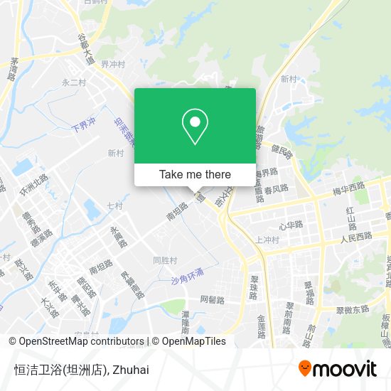 恒洁卫浴(坦洲店) map