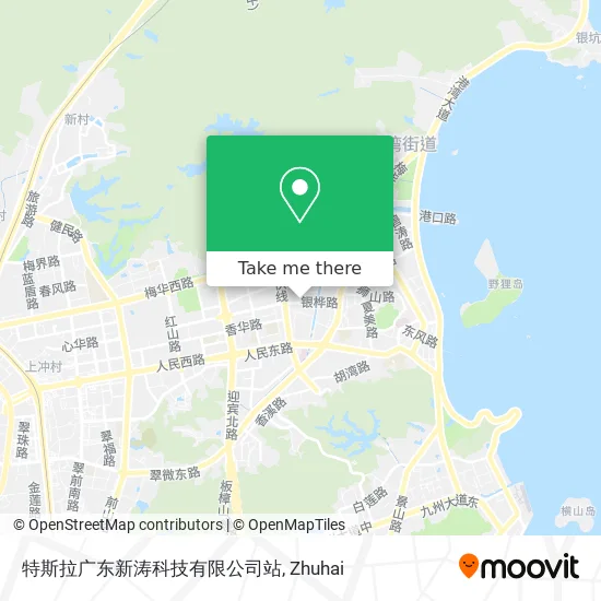特斯拉广东新涛科技有限公司站 map