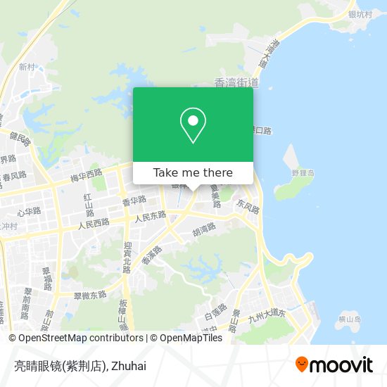 亮睛眼镜(紫荆店) map